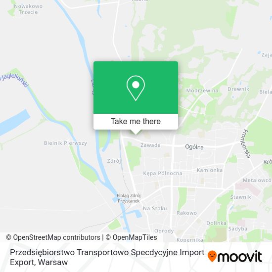 Карта Przedsiębiorstwo Transportowo Specdycyjne Import Export