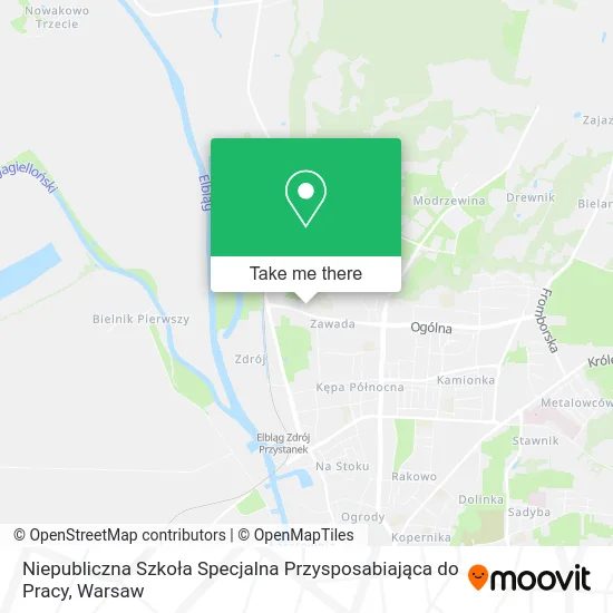 Niepubliczna Szkoła Specjalna Przysposabiająca do Pracy map