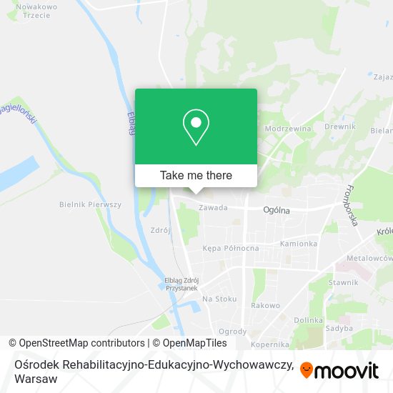 Ośrodek Rehabilitacyjno-Edukacyjno-Wychowawczy map