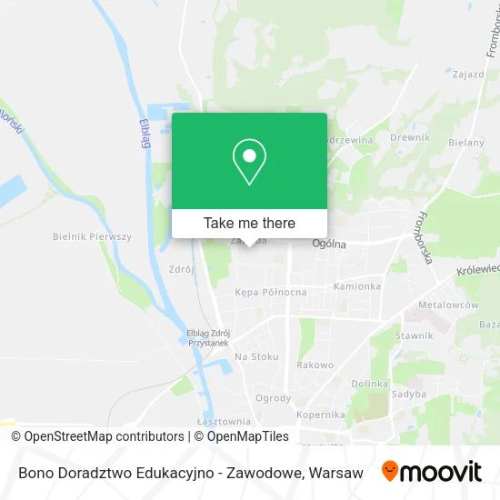 Bono Doradztwo Edukacyjno - Zawodowe map