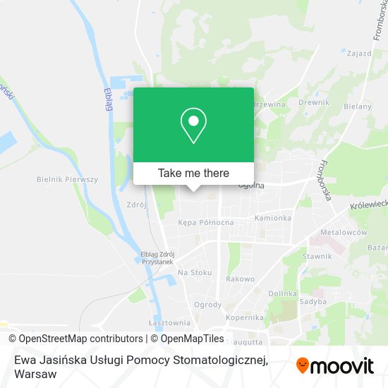 Ewa Jasińska Usługi Pomocy Stomatologicznej map