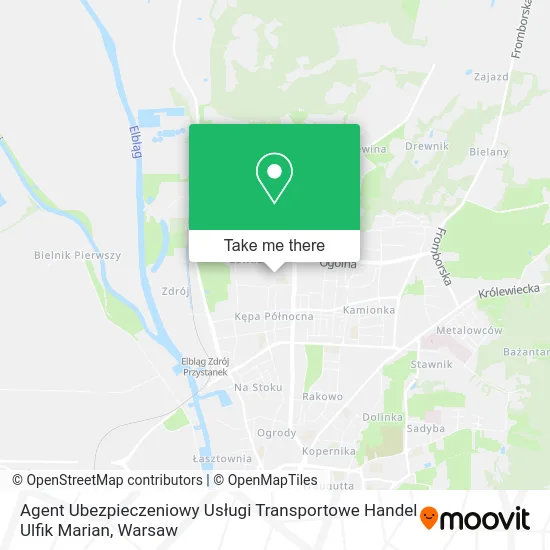 Agent Ubezpieczeniowy Usługi Transportowe Handel Ulfik Marian map