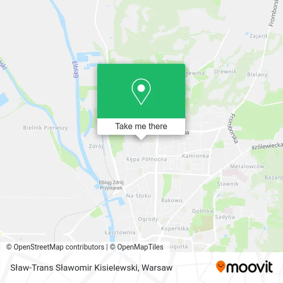 Sław-Trans Sławomir Kisielewski map