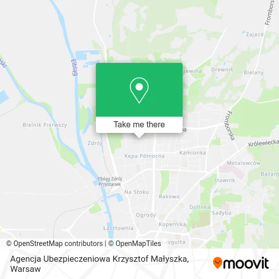 Agencja Ubezpieczeniowa Krzysztof Małyszka map