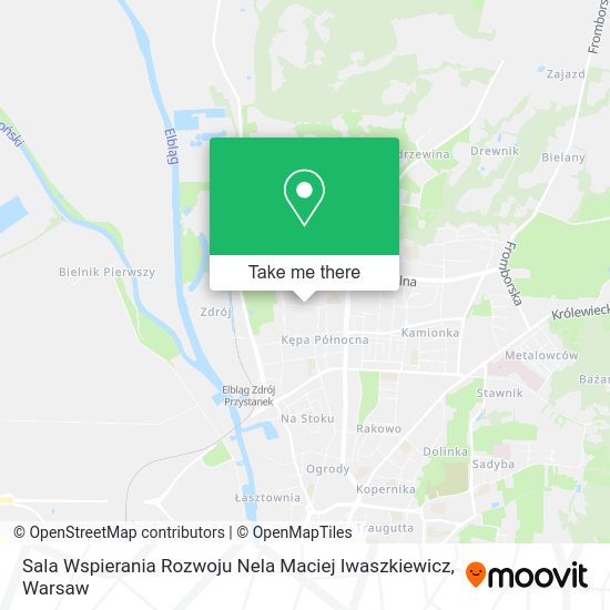 Sala Wspierania Rozwoju Nela Maciej Iwaszkiewicz map