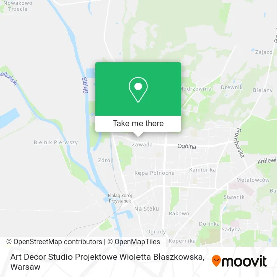Art Decor Studio Projektowe Wioletta Błaszkowska map