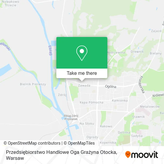 Przedsiębiorstwo Handlowe Oga Grażyna Otocka map