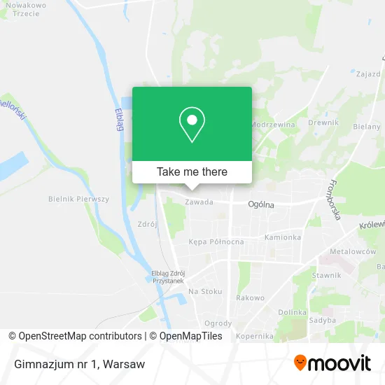 Gimnazjum nr 1 map