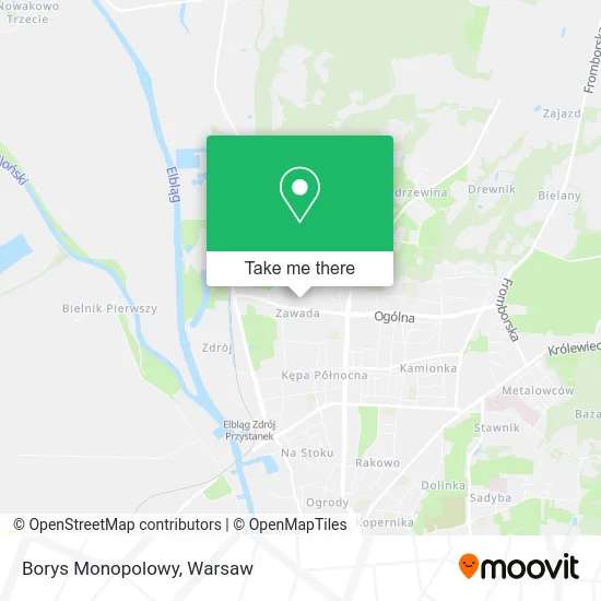 Карта Borys Monopolowy