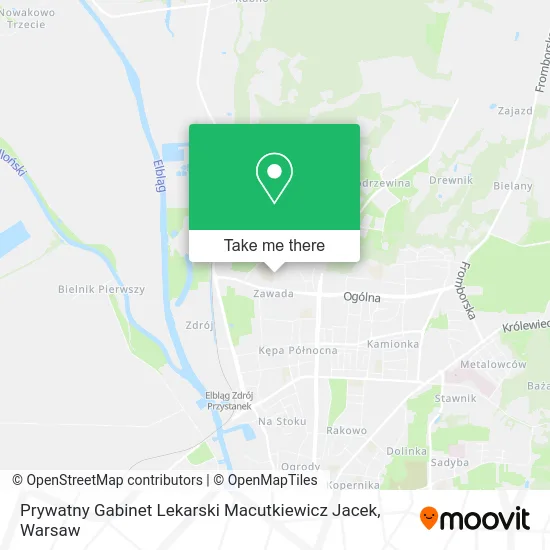 Карта Prywatny Gabinet Lekarski Macutkiewicz Jacek