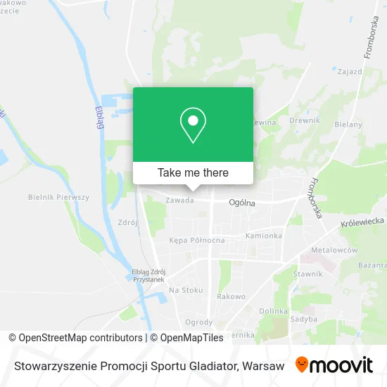 Stowarzyszenie Promocji Sportu Gladiator map
