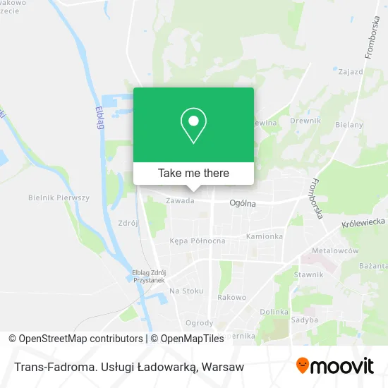 Trans-Fadroma. Usługi Ładowarką map