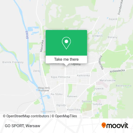 GO SPORT map