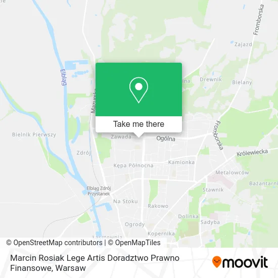 Marcin Rosiak Lege Artis Doradztwo Prawno Finansowe map