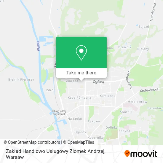 Zakład Handlowo Usługowy Ziomek Andrzej map