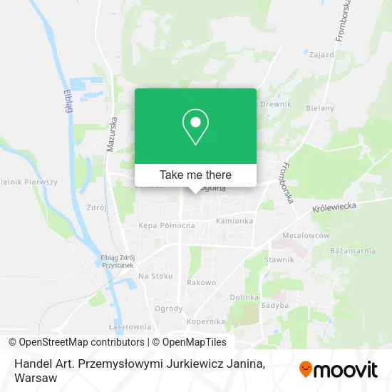 Handel Art. Przemysłowymi Jurkiewicz Janina map