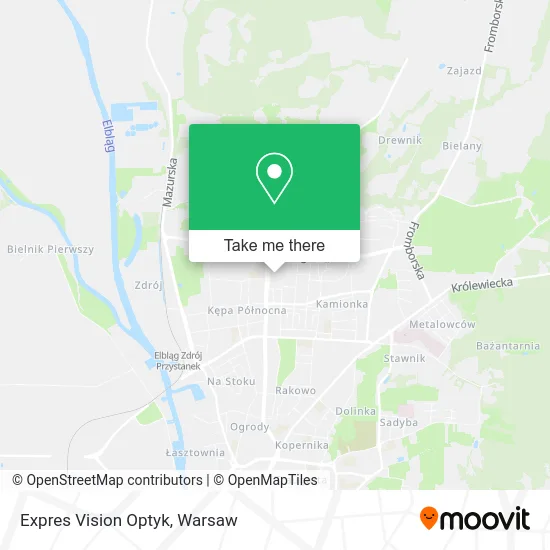 Expres Vision Optyk map