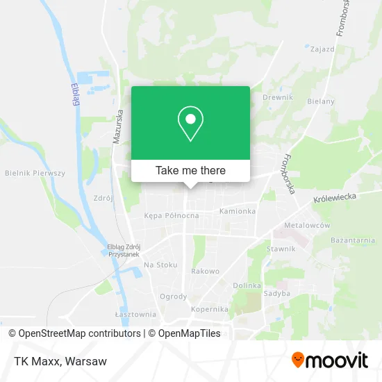 TK Maxx map