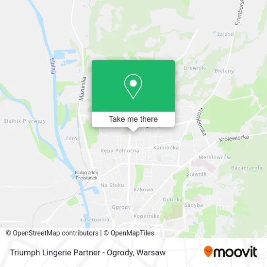 Triumph Lingerie Partner - Ogrody map