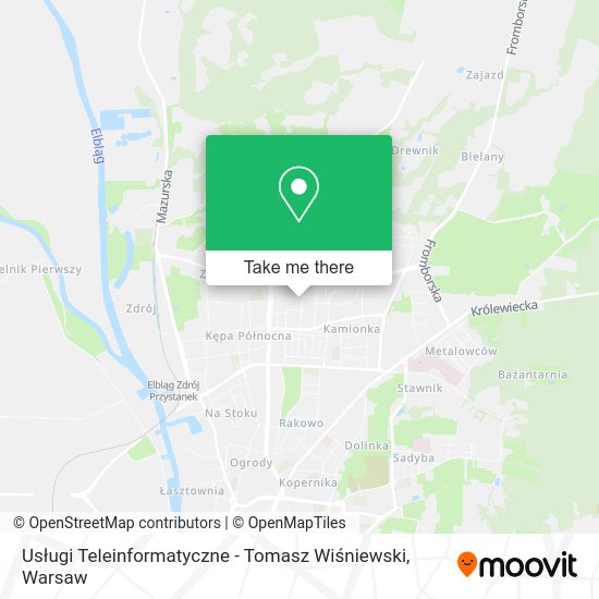 Usługi Teleinformatyczne - Tomasz Wiśniewski map