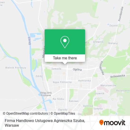 Firma Handlowo Uslugowa Agnieszka Szuba map