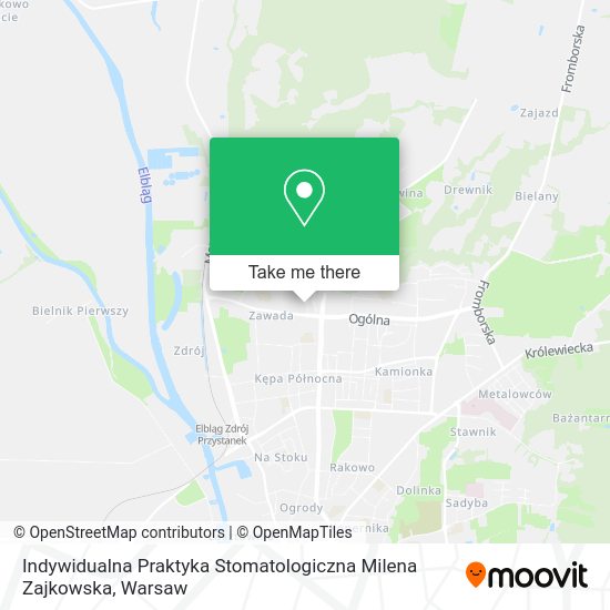 Indywidualna Praktyka Stomatologiczna Milena Zajkowska map