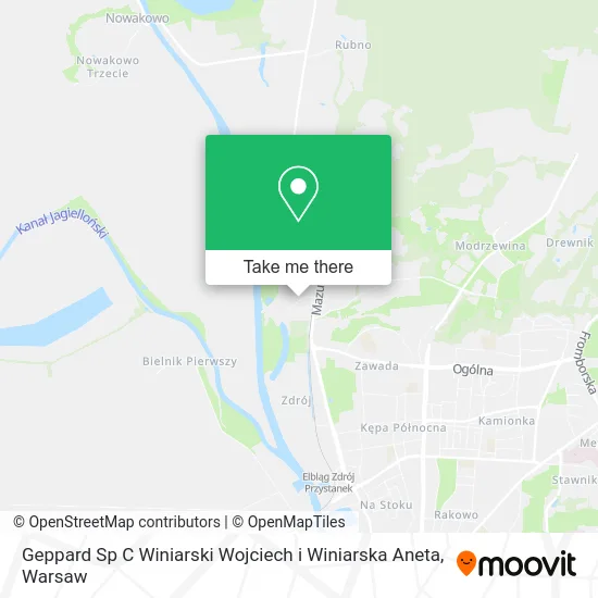 Карта Geppard Sp C Winiarski Wojciech i Winiarska Aneta