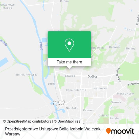 Przedsiębiorstwo Usługowe Bella Izabela Walczak map