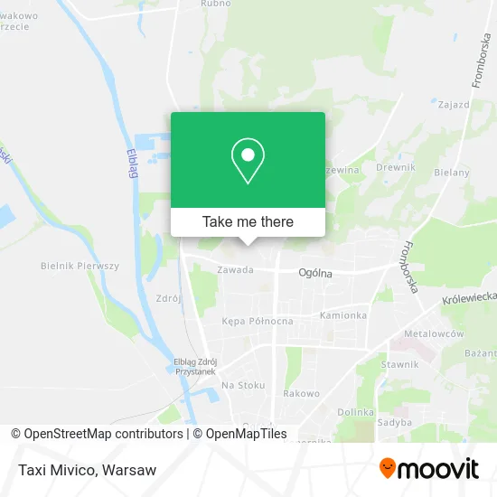 Карта Taxi Mivico