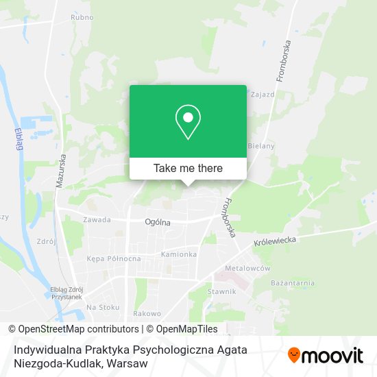 Карта Indywidualna Praktyka Psychologiczna Agata Niezgoda-Kudlak