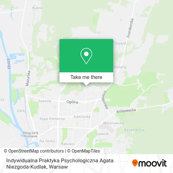 Indywidualna Praktyka Psychologiczna Agata Niezgoda-Kudlak map