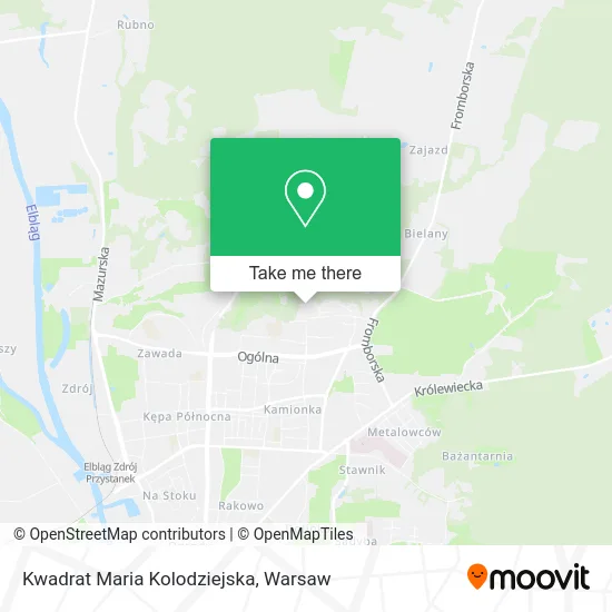 Kwadrat Maria Kolodziejska map