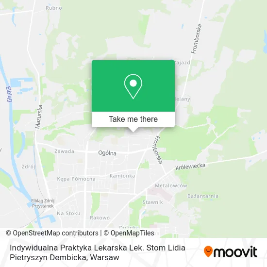 Indywidualna Praktyka Lekarska Lek. Stom Lidia Pietryszyn Dembicka map