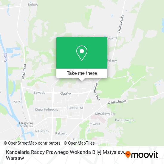 Kancelaria Radcy Prawnego Wokanda Bilyj Mstyslaw map