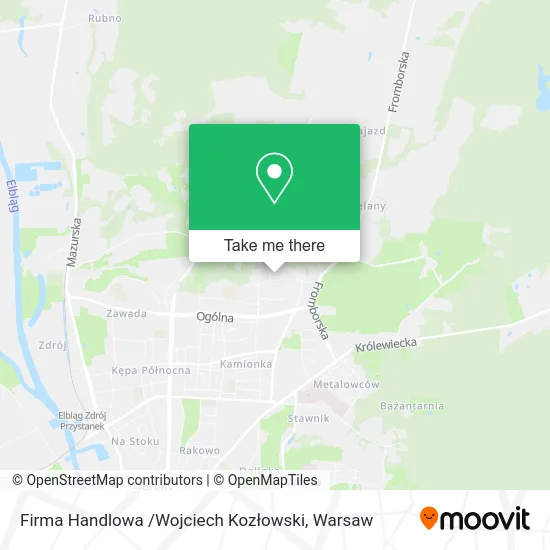 Firma Handlowa /Wojciech Kozłowski map