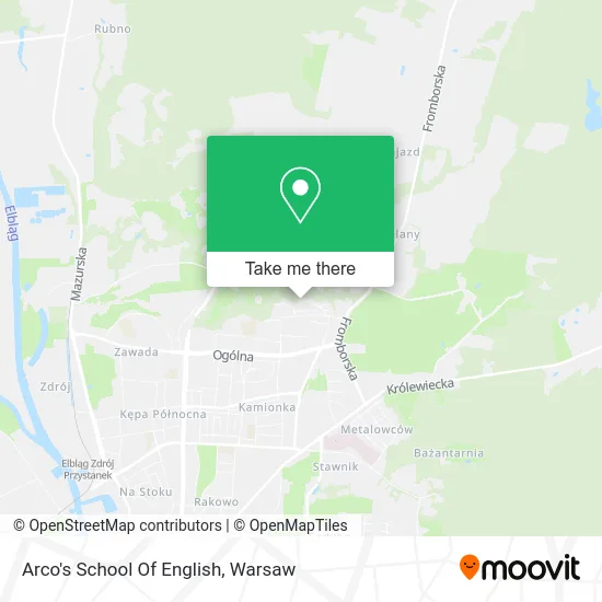 Arco's School Of English map