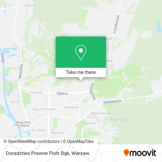 Карта Doradztwo Prawne Piotr Bąk