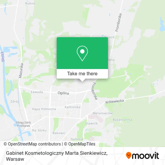 Gabinet Kosmetologiczny Marta Sienkiewicz map