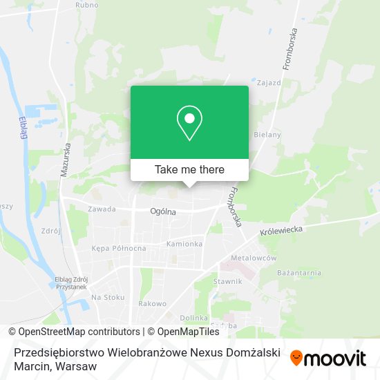 Przedsiębiorstwo Wielobranżowe Nexus Domżalski Marcin map