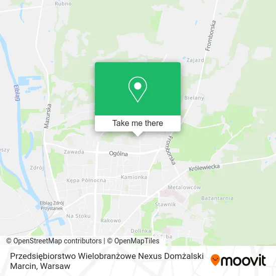 Przedsiębiorstwo Wielobranżowe Nexus Domżalski Marcin map
