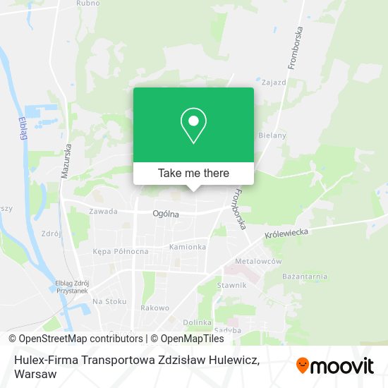 Hulex-Firma Transportowa Zdzisław Hulewicz map