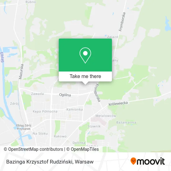 Bazinga Krzysztof Rudziński map