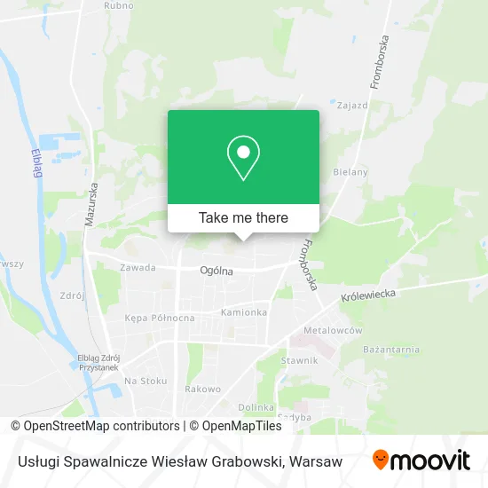 Usługi Spawalnicze Wiesław Grabowski map