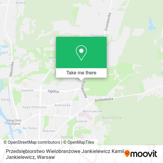 Przedsiębiorstwo Wielobranżowe Jankielewicz Kamil Jankielewicz map