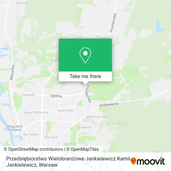 Przedsiębiorstwo Wielobranżowe Jankielewicz Kamil Jankielewicz map