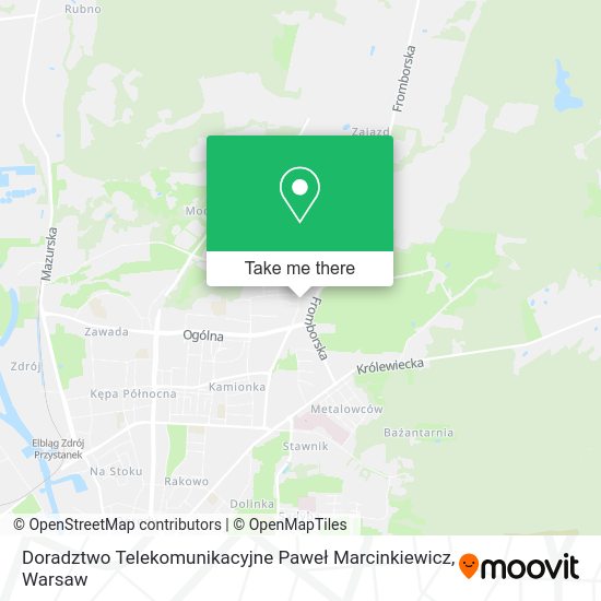 Doradztwo Telekomunikacyjne Paweł Marcinkiewicz map