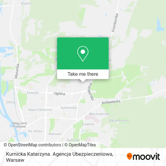 Kurnicka Katarzyna. Agencja Ubezpieczeniowa map