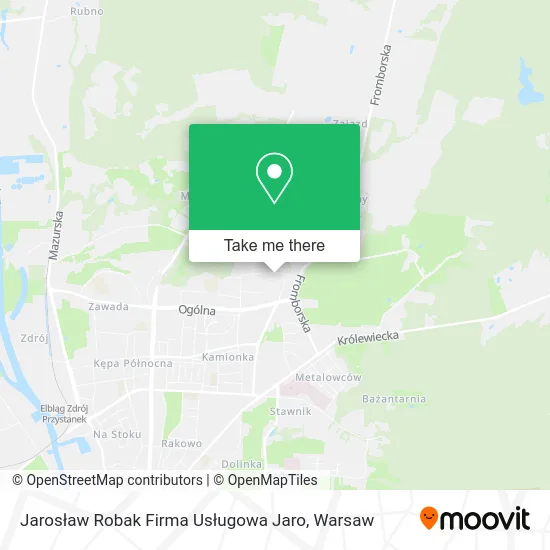 Jarosław Robak Firma Usługowa Jaro map