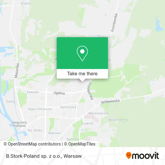 B.Stork-Poland sp. z o.o. map