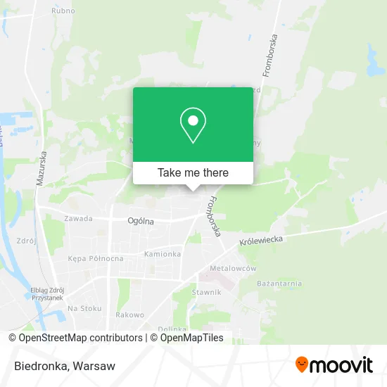 Biedronka map